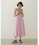 BICOLOR BACK RIBBON CAMISOLE DRESS