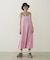BICOLOR BACK RIBBON CAMISOLE DRESS