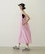 BICOLOR BACK RIBBON CAMISOLE DRESS
