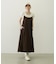 BICOLOR BACK RIBBON CAMISOLE DRESS