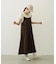 BICOLOR BACK RIBBON CAMISOLE DRESS