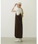 BICOLOR BACK RIBBON CAMISOLE DRESS