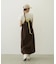 BICOLOR BACK RIBBON CAMISOLE DRESS