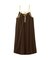 BICOLOR BACK RIBBON CAMISOLE DRESS