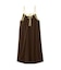 BICOLOR BACK RIBBON CAMISOLE DRESS