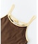 BICOLOR BACK RIBBON CAMISOLE DRESS
