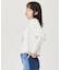 FLORAL PATTERN WAFFLE CARDIGAN
