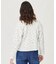 FLORAL PATTERN WAFFLE CARDIGAN