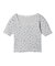 FLORAL PATTERN SQUARE NECK TOP