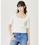 FLORAL PATTERN SQUARE NECK TOP