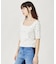 FLORAL PATTERN SQUARE NECK TOP