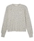 FLORAL PATTERN WAFFLE L/S TOP