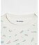 FLORAL PATTERN WAFFLE L/S TOP