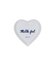 ICING LOGO HEART SMALL PLATE