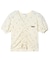 FLOWER EMBROIDERY SHIRRING S/S TOP