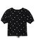 FLOWER EMBROIDERY SHIRRING S/S TOP