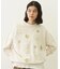 HEARTS EMBROIDERY SWEAT TOP