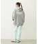 OVAL LOGO EMBROIDERY SWEAT HOODIE