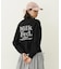 GINGHAM LOGO SHORT SWEAT TOP