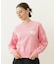 GINGHAM LOGO SHORT SWEAT TOP