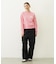 GINGHAM LOGO SHORT SWEAT TOP