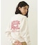 GINGHAM LOGO SHORT SWEAT TOP