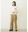 GINGHAM LOGO SHORT SWEAT TOP