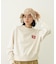 GINGHAM LOGO SHORT SWEAT TOP