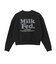 GINGHAM LOGO SHORT SWEAT TOP