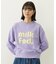 CUT-OUT LOGO SHORT SWEAT TOP