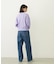 CUT-OUT LOGO SHORT SWEAT TOP