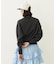 CUT-OUT LOGO SHORT SWEAT TOP