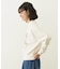 CUT-OUT LOGO SHORT SWEAT TOP