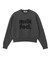 CUT-OUT LOGO SHORT SWEAT TOP