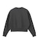 CUT-OUT LOGO SHORT SWEAT TOP
