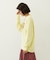 APPLE LOGO FLOCK PRINT L/S TEE