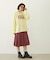 APPLE LOGO FLOCK PRINT L/S TEE