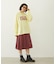 APPLE LOGO FLOCK PRINT L/S TEE