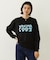 APPLE LOGO FLOCK PRINT L/S TEE