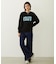 APPLE LOGO FLOCK PRINT L/S TEE