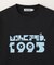 APPLE LOGO FLOCK PRINT L/S TEE