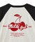 CHERRY FLOCK PRINT B/B TEE