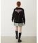 MILKFED. PLAID LOGO L/S TEE