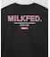 MILKFED. PLAID LOGO L/S TEE