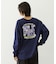 FLOWER DOT PATTERN LOGO WIDE L/S TEE