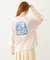 FLOWER DOT PATTERN LOGO WIDE L/S TEE