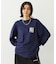 FLOWER DOT PATTERN LOGO WIDE L/S TEE