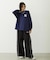 FLOWER DOT PATTERN LOGO WIDE L/S TEE