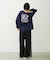 FLOWER DOT PATTERN LOGO WIDE L/S TEE