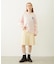 FLOWER DOT PATTERN LOGO WIDE L/S TEE